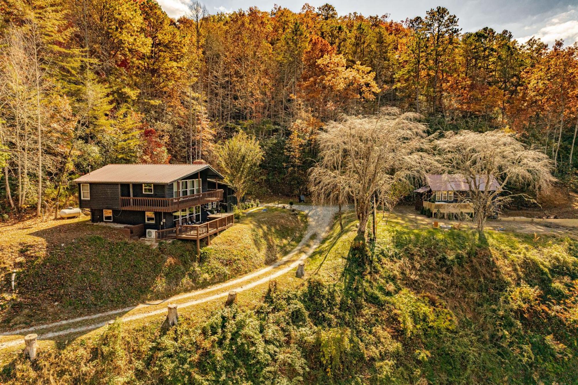 Big Blue Cabins Bryson City Exterior foto